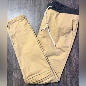 Guess Men Khaki Biker jogger Chinos